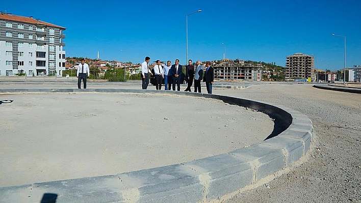 Çalışmaları yerinde inceledi 