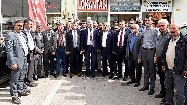 Başkan Polat esnafla buluştu