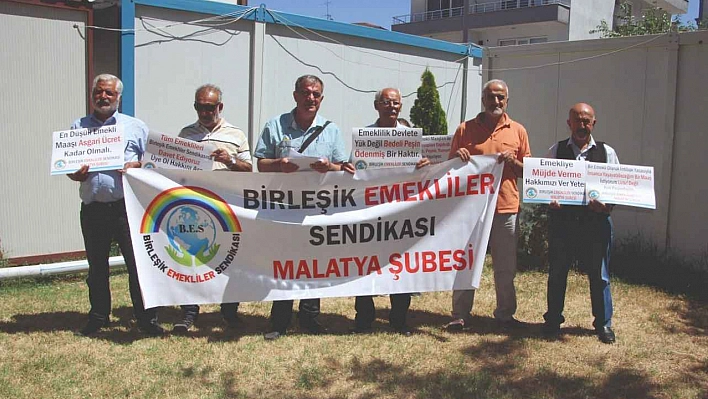 Malatya'da Emeklilerden Hükümete Sert Tepki