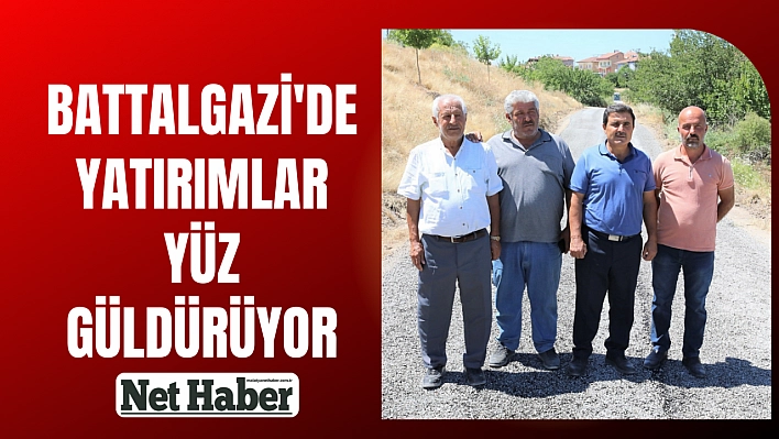 Battalgazi'de yatırımlar yüz güldürüyor