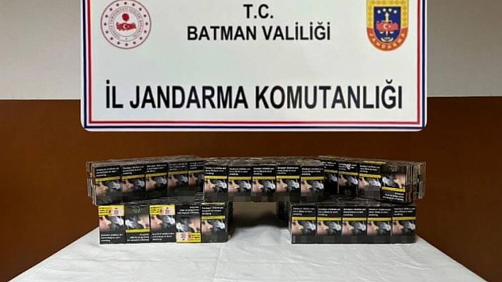 Batman'da Kaçak Sigara Operasyonu