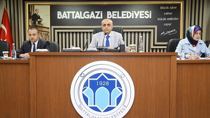 Battalgazi Belediye Meclisi, haziran toplantısını yaptı