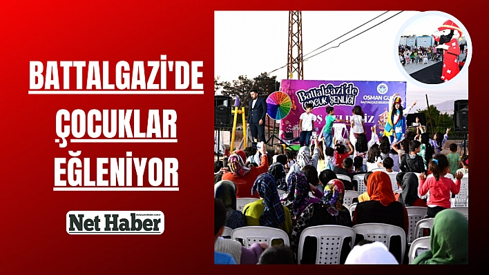 Battalgazi'de çocuklar eğleniyor