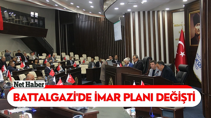 Battalgazi'de imar planı değişti 