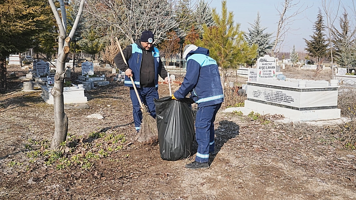 Battalgazi'de Mezarlıklar Pırıl Pırıl...!