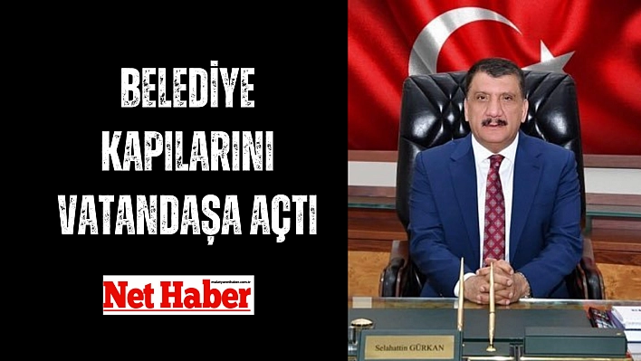 Belediye kapılarını vatandaşa açtı