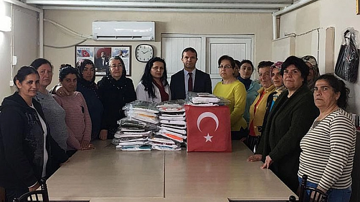 Bere, çorap ve havlu gönderildi