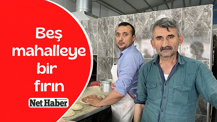 Beş mahalleye bir fırın