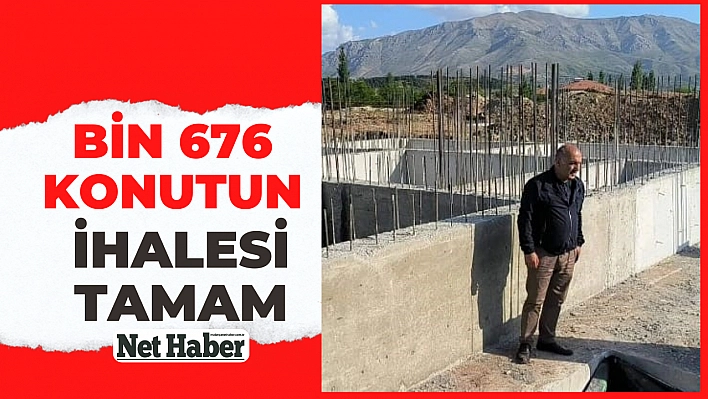 Bin 676 konutun ihalesi tamam