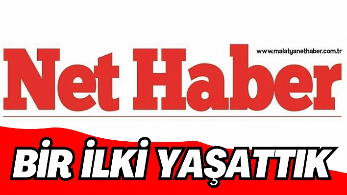 Bir ilki yaşattık