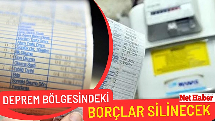 Borçlar silinecek