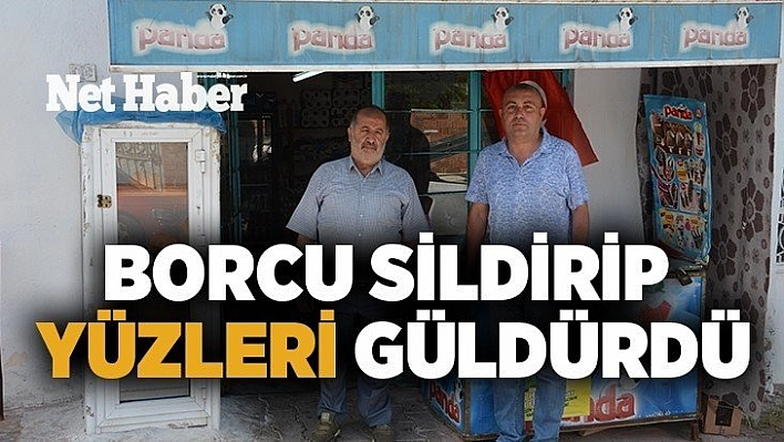 Borcu sildirip yüzleri güldürdü