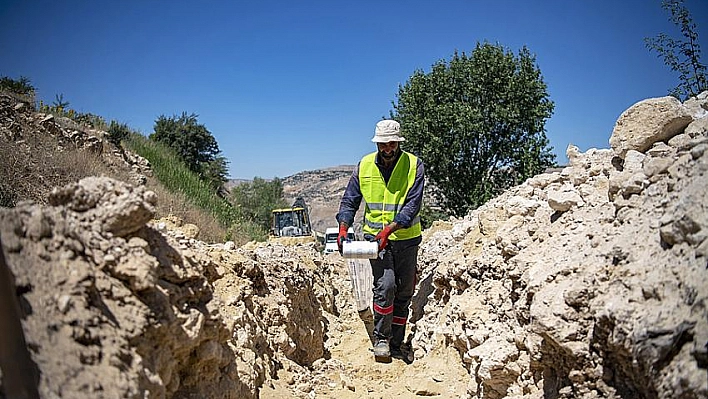 Bostancık'a içme suyu hattı