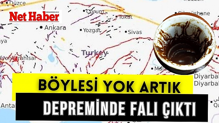  Böylesi yok artık, depreminde falı çıktı