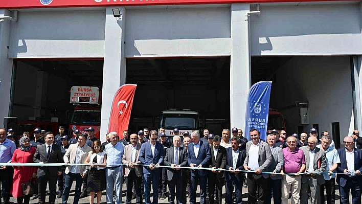 Bursa'da Yeni İtfaiye İstasyonu Açıldı