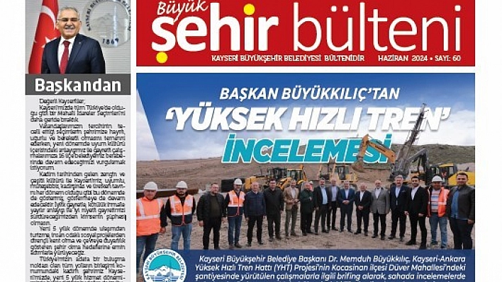 60'ıncı sayısı ile okurlarıyla buluştu