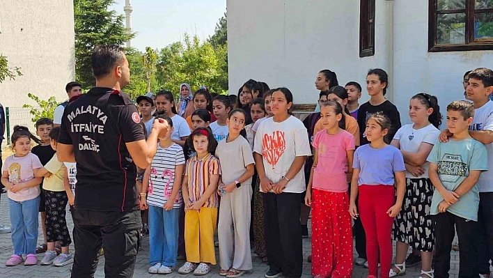 Büyükşehir'den deprem ve yangın eğitimi
