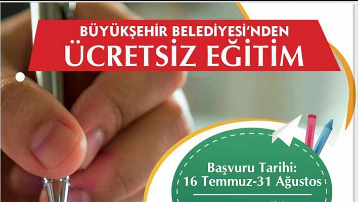 Büyükşehir Öğrencilerin Yanında: Kayıtlar Başladı