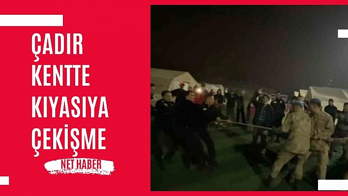 Çadır kentte kıyasıya çekişme