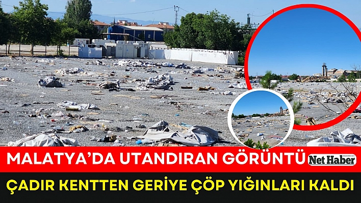 Malatya'da utandıran görüntü