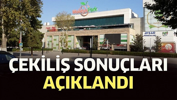 Çekiliş sonuçları