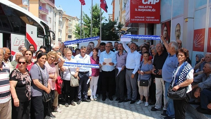 CHP Malatya'dan otobüs kaldırdı