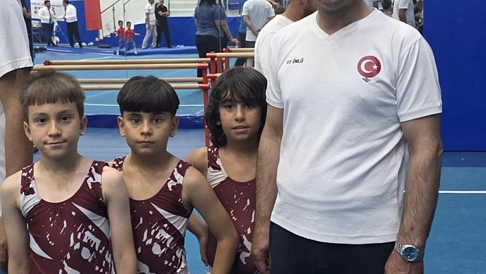 Cimnastikte bölge üçüncüsü oldular!