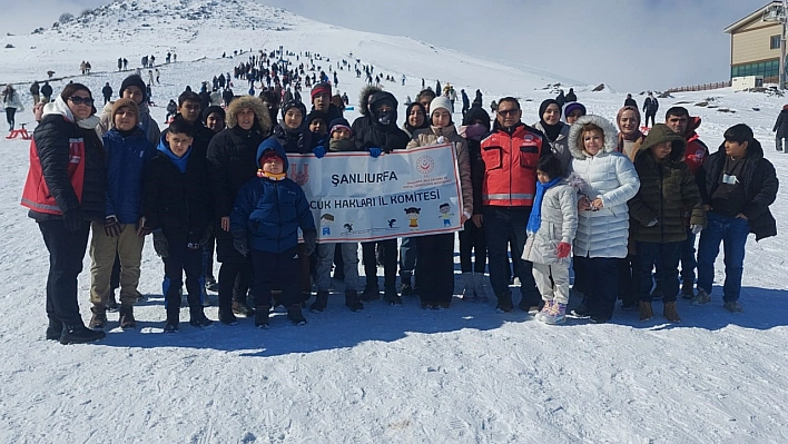 Çocuklar Karacadağ'da unutulmaz bir gün geçirdi