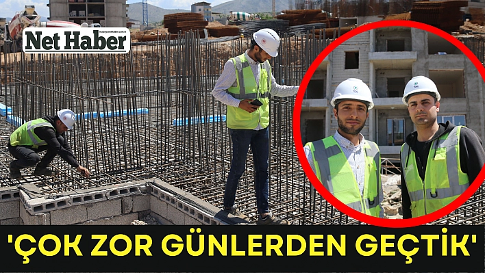 'Çok zor günlerden geçtik'