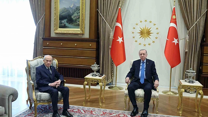 Erdoğan, Bahçeli ile görüştü