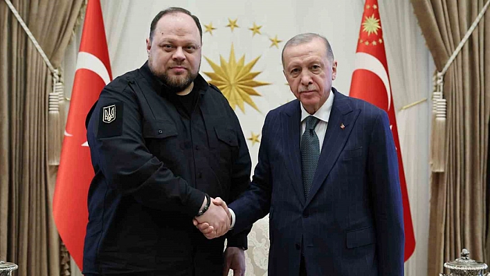 Erdoğan, Stefanchuk'u kabul etti