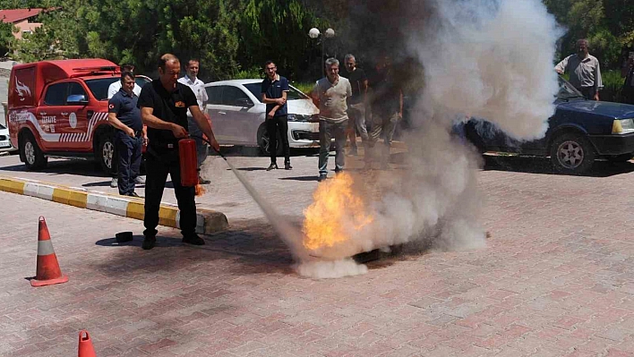 Malatya'da yangın tatbikatı