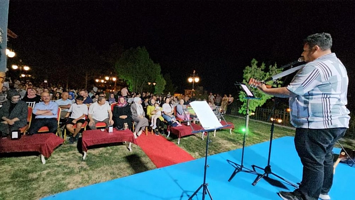 Darende'de sanat akşamları yoğun ilgi görüyor