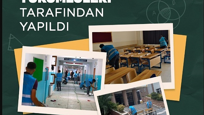 Denetimli Serbestlik Yükümlüleri Okulları Yeniledi