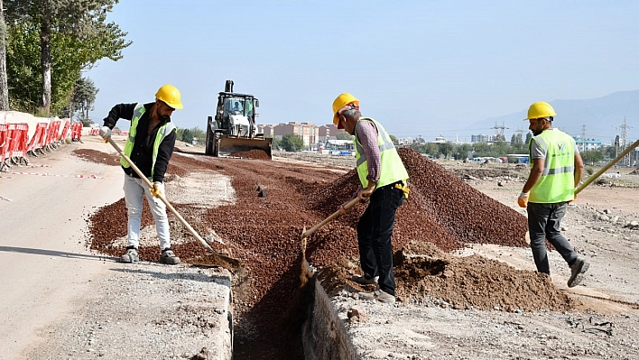 Deprem konutları için kanalizasyon hattı 2 ayda tamamlanacak