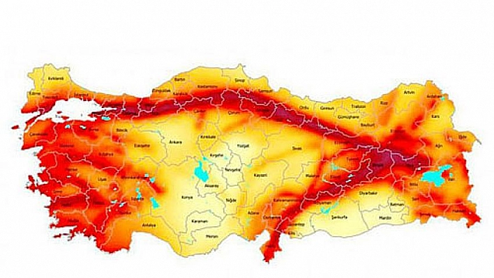 Deprem haritası değişti