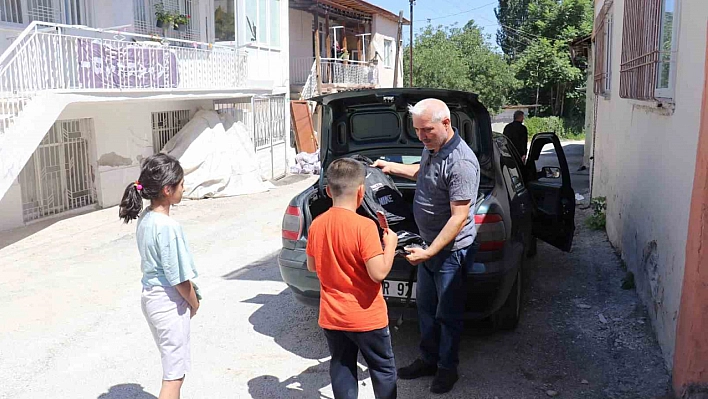 Malatya'da Depremzede Öğrencilere Destek