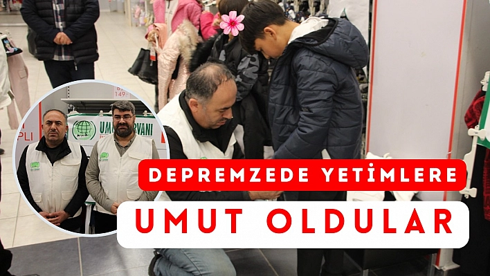 Depremzede yetimlere umut oldular