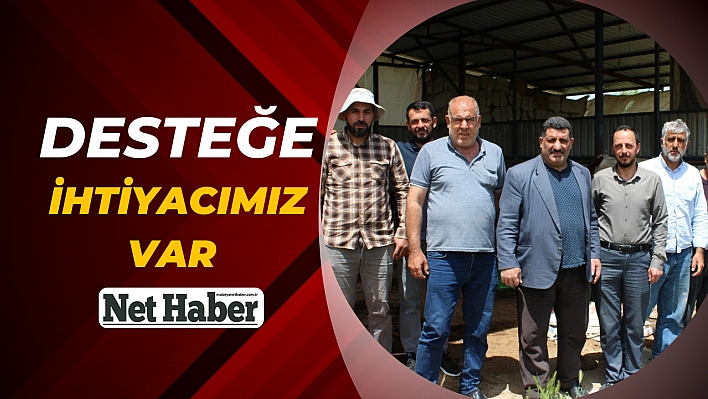 Desteğe ihtiyacımız var