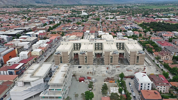 Hastane inşaatında sona doğru