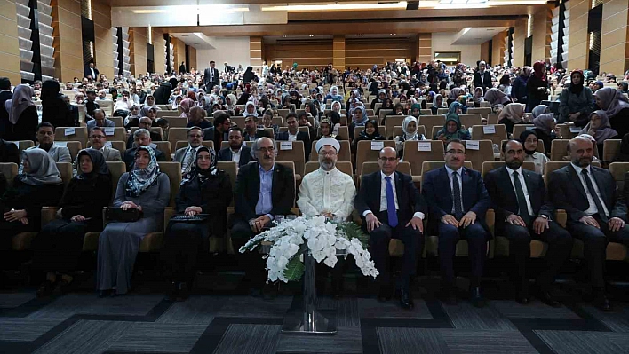 Erbaş, Ankara'da 'Hafızlık İcazet Merasimine' katıldı