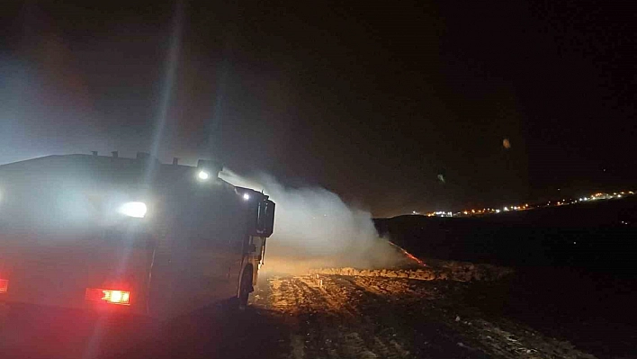 Diyarbakır'da anız yangını