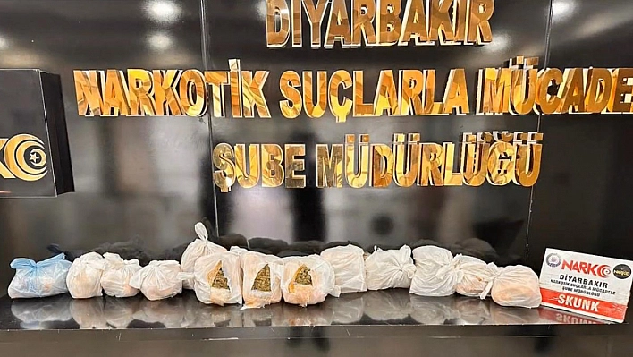 Diyarbakır'da narkotik operasyonu