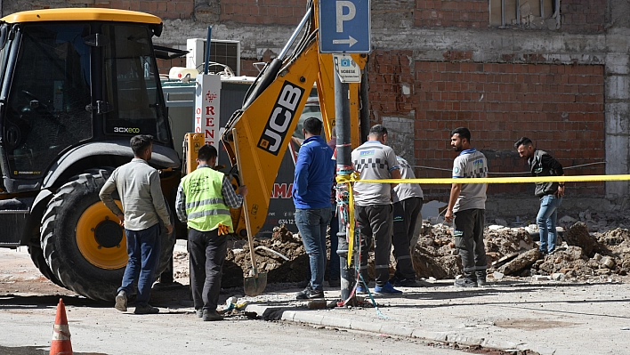 Doğal gaz borusu patladı