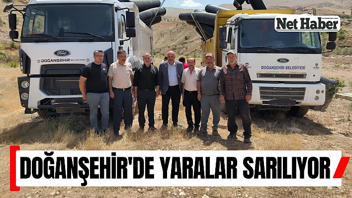 Doğanşehir'de yaralar sarılıyor