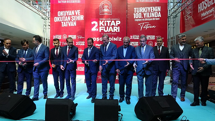 Doğunun kitap fuarı büyük törenle başladı