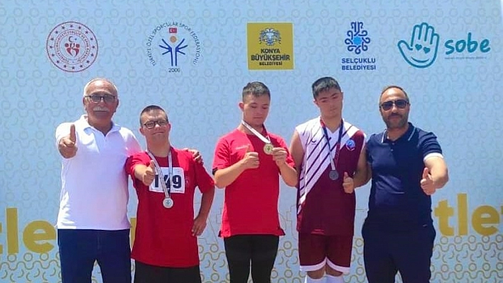 Down sendromlu sporcu Türkiye üçüncüsü oldu