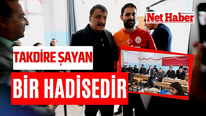 'Takdire şayan bir hadisedir'