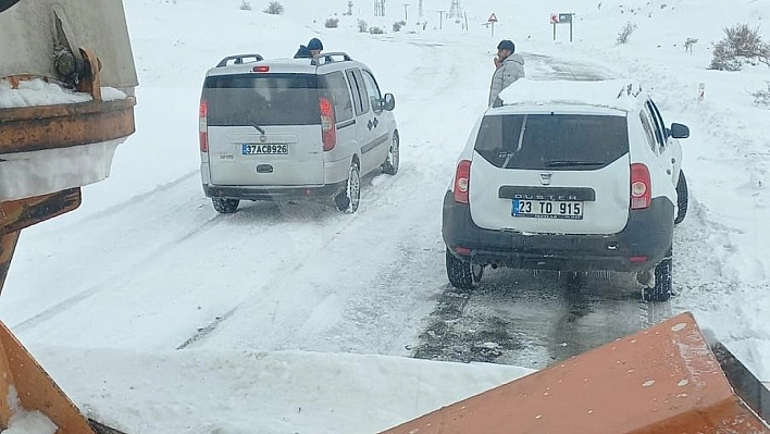 Elazığ'da ekipler tarafından kurtarıldı