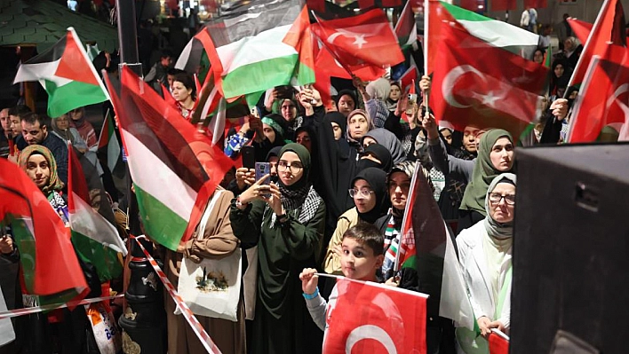 Elazığ'da Filistin'e Destek!